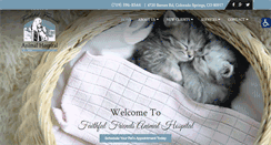 Desktop Screenshot of faithfulfriendsanimalhospital.com