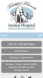Mobile Screenshot of faithfulfriendsanimalhospital.com